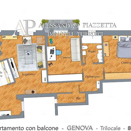 Casa Ri Al Mare Lägenhet Genua Exteriör bild